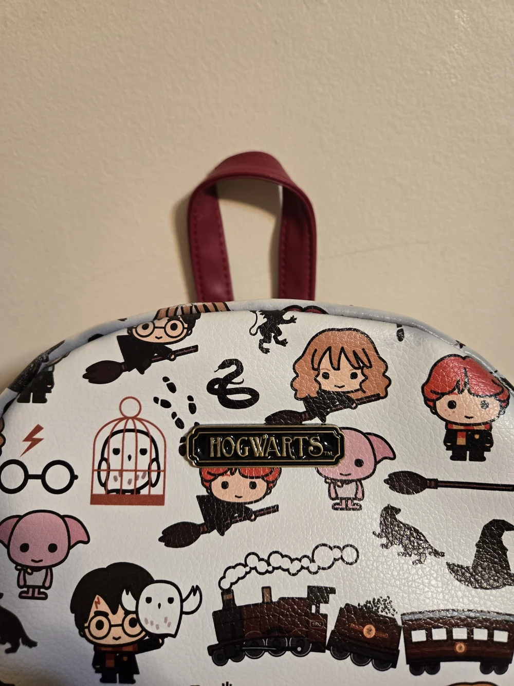 Bioworld Harry Potter Allover Chibi Character Pattern Mini Backpack